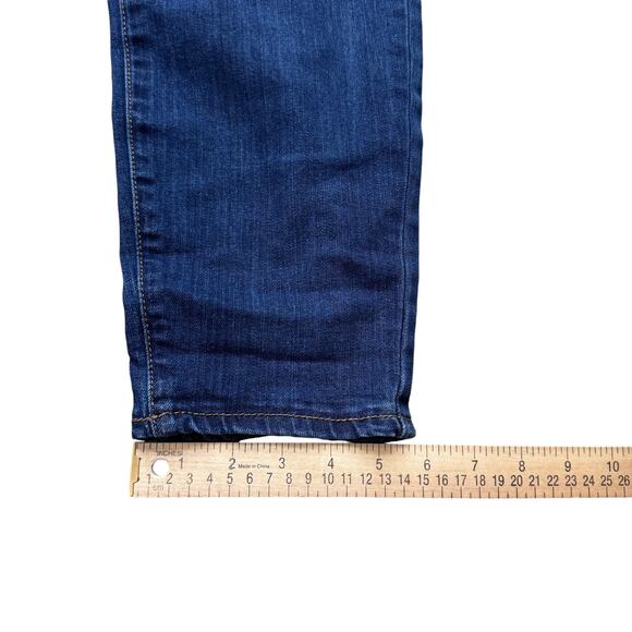 NYDJ Blue Denim Women's Size 14 Jeans Ankle Skinny Leg Casual Mid-Rise - Picture 10 of 10